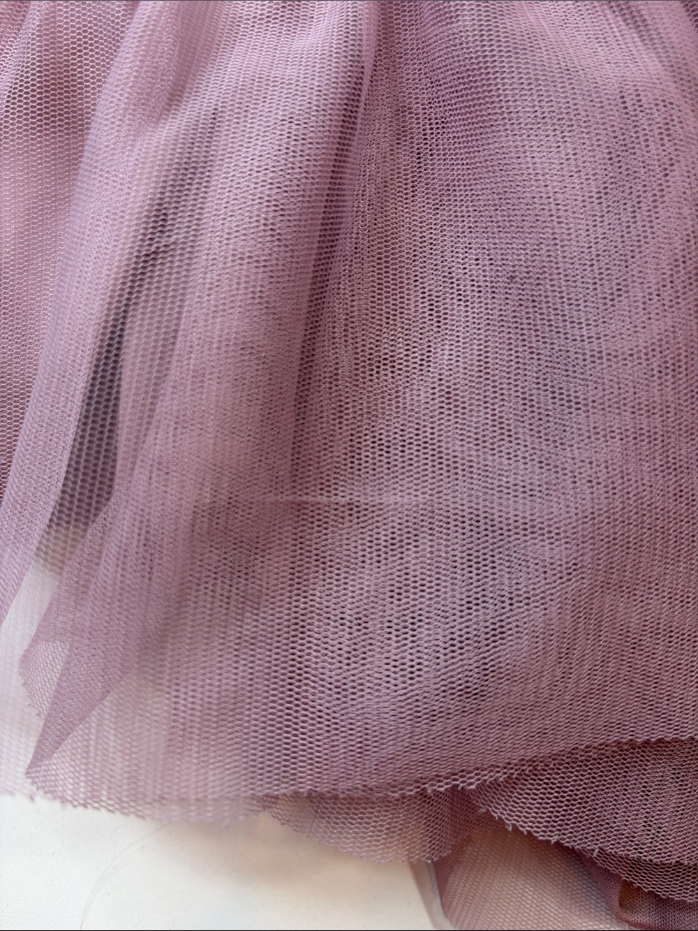 Cat & Jack Girls Mauve Embroidered Floral Tulle Flower Girl Party Dress Size 8 - Picture 11 of 12